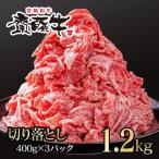 黒毛和牛 宮崎和牛 齋藤牛 切り落とし1.2kg 400g×3