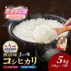 魚沼産コシヒカリ おぢや米 クラフト袋 5kg