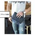 メンズ 迷彩 カモフラ クラッチバッグ ナイロン セカンドバッグ  ブラック 黒 レディース 男女兼用 夏