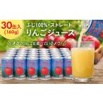 ふるさと納税 果汁飲料 りんご 長野県 中野市 ふじ100%りんごジュース 160g×30缶入_ 林檎 リンゴ ふじ フジ 長野県 信州産 信州 ストレート くだもの 果物 フ…