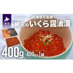 ふるさと納税 いくら 北海道 浦河町  めしの素(秋鮭)付 網元のいくら醤油漬(400gx1箱) 01-015