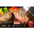 ふるさと納税 肉 ハンバーグ 北海道 浦臼町 神内和牛あか 100%ビーフハンバーグ 10枚入り（2枚入り×5パック） 計約1.4kg 惣菜 ハンバーグ 100％ 牛肉100％ 冷…