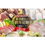 ふるさと納税 魚貝類 鯛 高知県 須崎市 定期便 6ヶ月 6回 小島水産がお届けする 美味しいお刺身コース(鮮魚下処理済) 刺身 定期便 鮮魚 下処理済み ( お楽しみ…