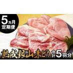 鶏肉 ムネ 熟成 銀山赤どり精肉定期便 1羽分×5回お届け