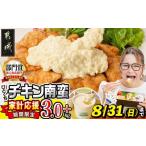 ふるさと納税 鶏肉 唐揚げ 宮崎県 都城市 家計応援キャンペーン 一口チキン南蛮(特製タルタルソース付き)3.0kg+ジェラート_16-1508-JCP_(都城市) 宮崎県産鶏 …