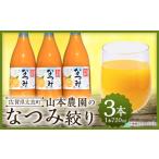 果汁飲料 山本農園のなつみ絞り 3本セット