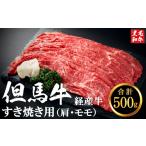ふるさと納税 牛肉 すき焼き 兵庫県 市川町  累計1万パック突破 但馬牛経産牛 すき焼き用（肩・モモ）500ｇ 010AA04N.／ すき焼き 黒毛和牛 赤身肉 いちかわ精…