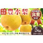 ふるさと納税 梨 茨城県 下妻市 先行予約 7月分 数量限定 茨城県産 「 豊水梨 」 約5kg 2025年8月下旬〜9月上旬にかけて発送予定 梨 なし 豊水 ナシ 果物 フ…
