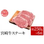 牛肉 ステーキ 宮崎牛ステーキ 約250g×6枚