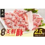 ふるさと納税 豚肉 バラ 宮崎県 都城市 「都城美鮮豚」バラしゃぶ2.5kg_AC-5402_(都城市) 豚肉 ブランド豚 都城美鮮豚 銘柄豚 豚バラしゃぶしゃぶ肉 250g×10…
