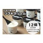 ショッピングふるさと納税 マンゴー ふるさと納税 北海道 豊富町 L-01 とよとみ牛乳ソフトクリーム 3種類合計12個