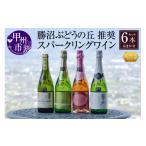 ふるさと納税 ワイン スパークリングワイン 山梨県 甲州市 勝沼ぶどうの丘推奨スパークリングワイン6本セット(KBO)F-603 ワイン スパークリングワイン 甲州…