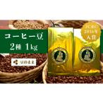 ふるさと納税 コーヒー コーヒー豆 新潟県 長岡市 47-18Cコーヒー豆2種（豆のまま）1kg
