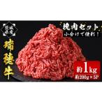 牛肉 セット 瑞穂牛 挽肉セット 約1Kg