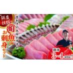 旬の鮮魚等 旬な海の幸をお届け 大将のおまかせ刺身3~4種類…