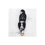 木工品 竹工品 D-154F2 シベリアンハスキー-犬の振り子時計…