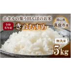 ふるさと納税 無洗米 岡山県 真庭市 令和6年産 きぬむすめ 無洗米 5kg 岡山県真庭市産 / 国産 お米 ブランド米
