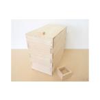 ふるさと納税 木工品・竹工品 新潟県 加茂市 桐米びつ（10kgサイズ）防湿と防虫効果 桐箪笥の技術を生かした米びつ《サイズ：W21.3×D38×H33.5cm》高機密 工…