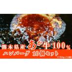 ふるさと納税 肉 ハンバーグ 熊本県 あさぎり町 肥後の赤牛ハンバーグ10個入り(150g×10個) K14X ハンバーグ 赤牛 「お届け時期：入金確認後２ヶ月前後で発送…