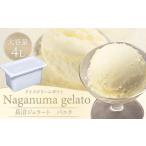 ふるさと納税 菓子 アイス 北海道 長沼町 長沼ジェラート(バニラ)4000ml 大容量4L アイスクリームギフト アイス アイスクリーム ジェラート 人気 北海道 ラ…