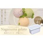 ふるさと納税 菓子 アイス 北海道 長沼町 長沼ジェラート(夕張メロン)4000ml 大容量4L アイスクリームギフト アイス アイスクリーム ジェラート 人気 北海…