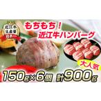 ふるさと納税 肉 ハンバーグ 滋賀県 近江八幡市 近江牛ハンバーグ 900ｇ（150ｇ×6個） AB21W