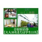 宿泊券 旅館 民宿 b340-001 合宿宿泊券
