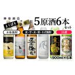 ふるさと納税 焼酎 いも 宮崎県 西都市 神楽酒造よくばり焼酎6本セット 芋・麦・米・栗・そば 5原料 2.1-5 26-28a