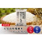 米 コシヒカリ 令和8年産 定期便6回 産石見高原瑞穂米5kg