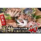 ふるさと納税 干物 アジ 大分県 佐伯市 訳あり 干物大満足BOX (40尾以上・5-8種) 訳あり 大満足 BOX セット 干物 みりん干し あじ アジ かます カマス ブリ …