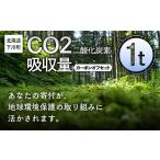 認定書 会員証 CO2 二酸化炭素 吸収量 1t