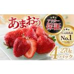 ふるさと納税 福岡県 新宮町 【航空便だから美味しい】いちごの王様「博多あまおう」約１，０８０g（２０２５年１月以降発送）．ＡＢ３７８