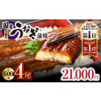 ショッピングうなぎ ふるさと納税 鹿児島県 鹿屋市 725-3 【土用の丑の日対応6／30入金まで】鹿児島県大隅産うなぎ蒲焼４尾（600g）国産本格うなぎ鰻蒲焼鹿児島 【4尾】鹿児島県大…