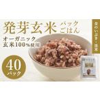 ふるさと納税 玄米 宮城県 登米市 発芽玄米パックご飯 150g×40パック 金のいぶき発芽玄米 黒米 発芽玄米 レンジ 有機栽培 パックライス ご飯 米 レンチン 有…