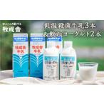 飲料類 牛乳 牧成舎 低温殺菌牛乳 3本