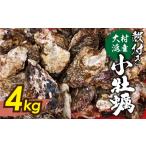 ふるさと納税 牡蠣 生牡蠣 長崎県 時津町 大村湾産 殻付き 小牡蠣 加熱用 Cセット 約4kg 長崎 カキ かき 冷蔵 2026年2月上旬〜3月上旬迄順次発送予定