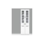 家具 収納家具 白い清潔感のある60センチ幅カップボードミ…