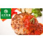 肉 ハンバーグ 山中牧場の自家製黒豚ハンバーグセット