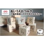 玩具 あいうえおつみき~ 産ひのきの木のおもちゃ~