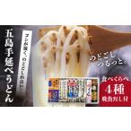 うどん 乾めん コシのある細麺 五島うどん4種&飛魚だし