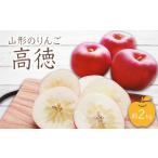 ふるさと納税 りんご 山形県 長井市 2025年10月〜11月発送分先行受付 山形のりんご(高徳)約2kg_H078(R7)