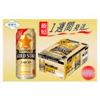 ふるさと納税 ビール 千葉県 船橋市  すべてのうまさを、超えていく サッポロ GOLD STAR・500ml×1ケース（24缶）最短1週間で発送