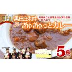 肉 神戸ビーフカレー 黒田庄和牛ぎゅぎゅっとカレ~5食セット