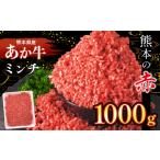 牛肉 ハンバーグ 本場熊本 あか牛ミンチ 1000g