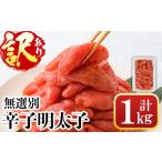 魚貝類 明太子 訳あり 無選別 辛子明太子 計1kg
