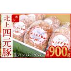 ふるさと納税 肉 ハンバーグ 岩手県 北上市 岩手ブランド豚 四元豚 生ハンバーグ 150g×6個 GIFTON ギフト お歳暮 お中元 おせち 贈答 高級店の味 鉄板焼 ビー…
