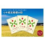 米 つや姫 定期便 令和8年産 つや姫6kg 2kg×3袋