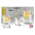 グラス フルード金羅凛 酒器セット 片口 おちょこ