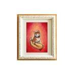 インテリア 絵画 I118 ペット肖像童画制作
