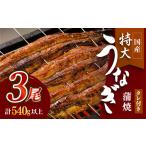 うなぎ 蒲焼 3尾
